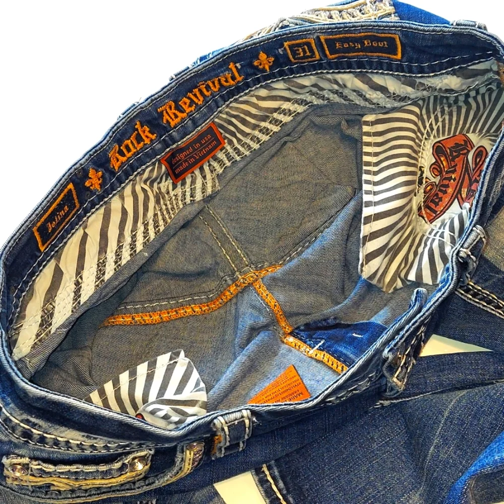 Rock Revival Jelina Easy Boot Distressed Jeans - Picture 6 of 6